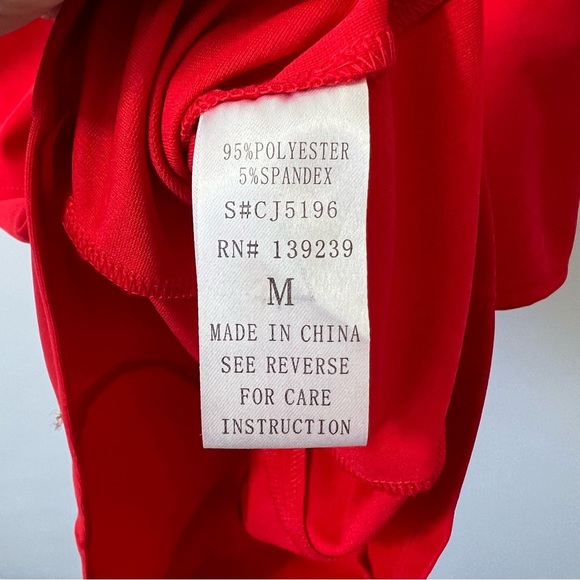 Charlotte Russe Elegant Red Sleeveless Dress - Picture 5 of 5